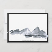 Sakura Mountain | Casual v2 Border Save The Date (Achterkant)