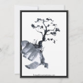 Sakura Mountain | Casual v3-rand Opslaan datum Save The Date (Achterkant)