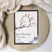 Sakura Mountain | Casual v3-rand Opslaan datum Save The Date