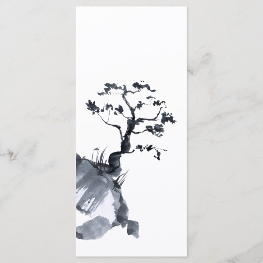 Sakura Mountain | Menu Casual weddenschappen (Achterkant)