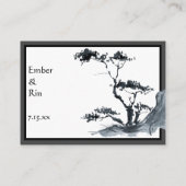 Sakura Mountain | Ontvangst van Casual grensbruilo Informatiekaartje (Achterkant)