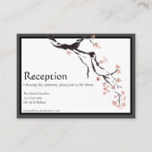 Sakura Mountain | Ontvangst van Casual grensbruilo Informatiekaartje (Voorkant)