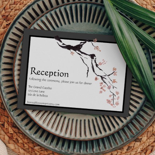 Sakura Mountain | Ontvangst van Casual grensbruilo Informatiekaartje