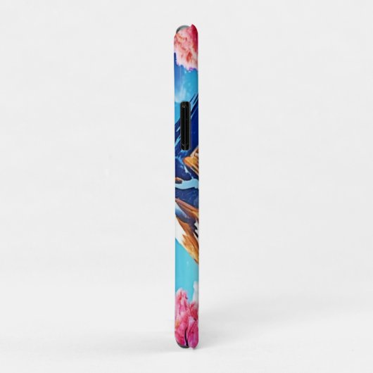 Sakura Mountain: voorjaarsscène Case-Mate iPhone Case (Achterkant/rechts)