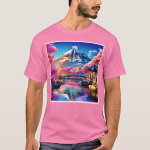 Sakura Mountain: voorjaarsscène T-shirt
