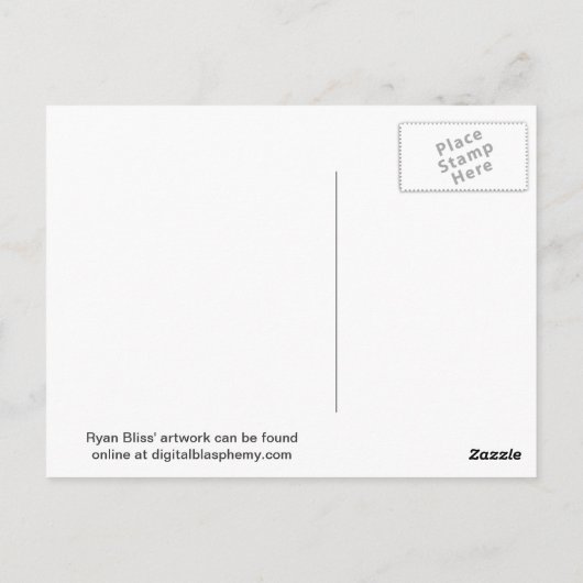 Sakura (nacht) briefkaart (Achterkant)