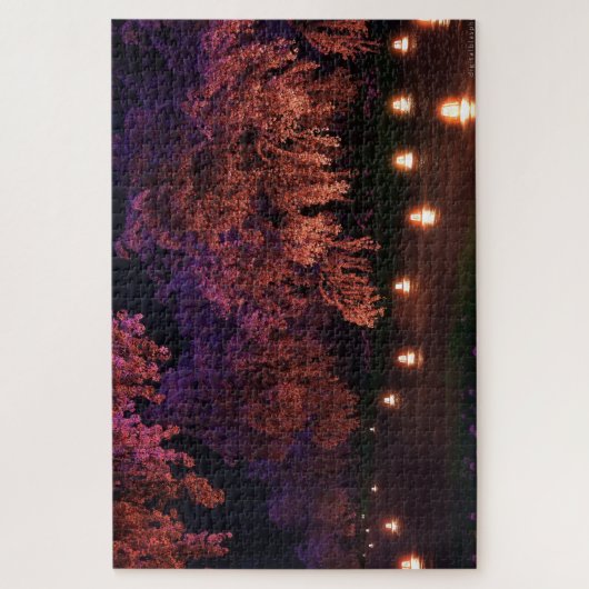 Sakura (nacht) (Deluxe) Legpuzzel (Verticaal)