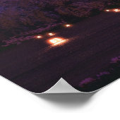 Sakura (Nacht) Panorama Poster (Hoek)