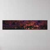 Sakura (Nacht) Panorama Poster (Voorkant)