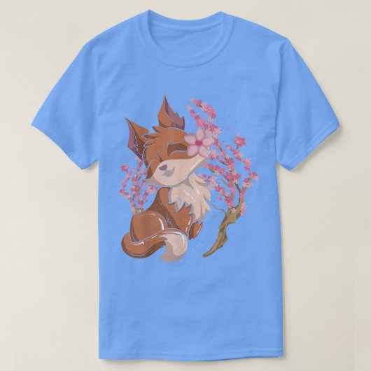 Sakura Natuur Forest Dierenvriend Cherry Blossom C T-shirt (Design voorkant)