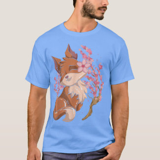 Sakura Natuur Forest Dierenvriend Cherry Blossom C T-shirt