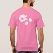 Sakura or Japanese Cherry Blossom Kanji T-shirt (Achterkant)