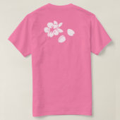 Sakura or Japanese Cherry Blossom Kanji T-shirt (Design achterkant)
