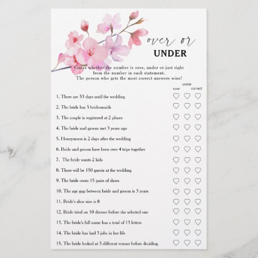 Sakura - Over of onder vrijgezellenfeest game (Voorkant)