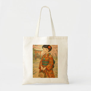 Sakura Path - Kimono Meisje Canvas tas