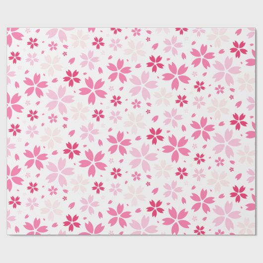 Sakura Pattern Cadeaupapier (Vlak)