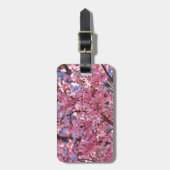 Sakura Pink Cherry Blossom Sky Bagagelabel (Voorkant verticaal)
