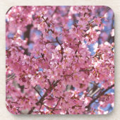 Sakura Pink Cherry Blossom Sky Drankjes Onderzetter (Voorkant)