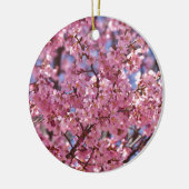 Sakura Pink Cherry Blossom Sky Keramisch Ornament (Links)