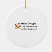 Sakura Pink Cherry Blossom Sky Keramisch Ornament (Achterkant)