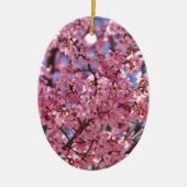 Sakura Pink Cherry Blossom Sky Keramisch Ornament (Voorkant)