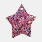Sakura Pink Cherry Blossom Sky Keramisch Ornament (Rechts)