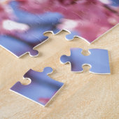 Sakura Pink Cherry Blossom Sky Legpuzzel (Zijkant)
