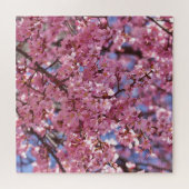Sakura Pink Cherry Blossom Sky Legpuzzel (Horizontaal)