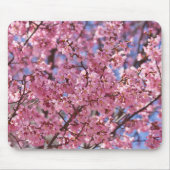 Sakura Pink Cherry Blossom Sky Muismat (Voorkant)
