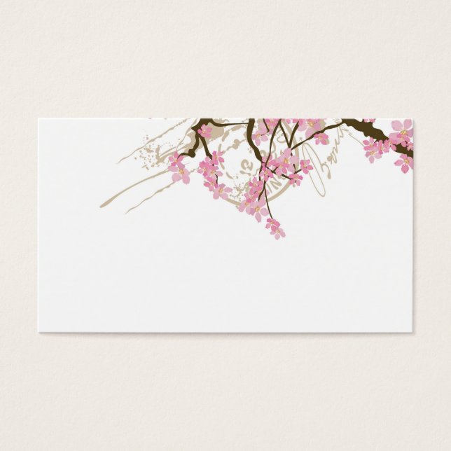 Sakura-profielkaart Visitekaartjes (Voorkant)