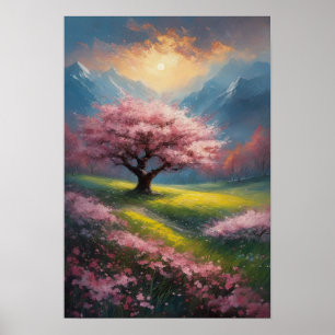 Sakura Reverie, Poster voor digitale kunst