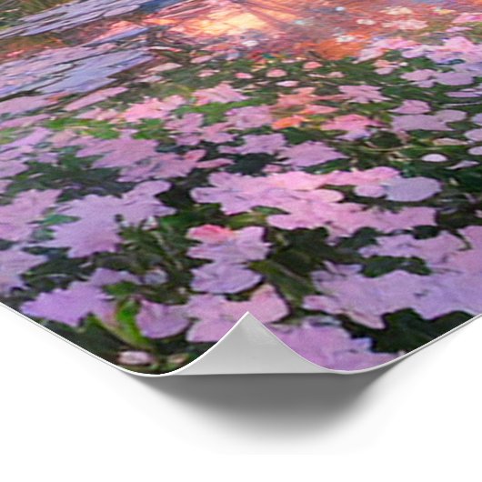 Sakura Reverie van Sunset Poster (Hoek)