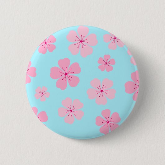 Sakura Ronde Button 5,7 Cm (Voorkant)