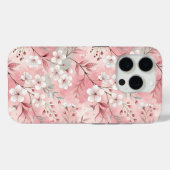 Sakura Roze Bloem Patroon Case-Mate iPhone Case (Achterkant (horizontaal))