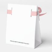 Sakura Roze Borstkanker Fundraiser QR-code Bedankdoosjes (Achterkant)