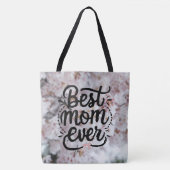Sakura Roze Elegant Beste Moeder Ooit Moederdag Tote Bag (Voorkant)