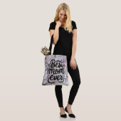 Sakura roze elegante beste mama ooit Moederdag Tote Bag (Op model)