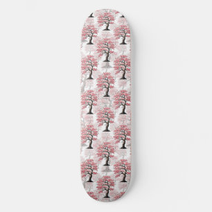 Sakura roze kersenbloesem boomontwerp persoonlijk skateboard