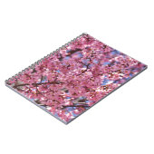 Sakura Roze Kersenbloesem Hemel Notitieboek (Linkerzijde)