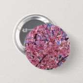 Sakura Roze Kersenbloesem Hemel Ronde Button 5,7 Cm (Voorkant /achterkant)