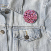 Sakura Roze Kersenbloesem Hemel Ronde Button 5,7 Cm (In situ)