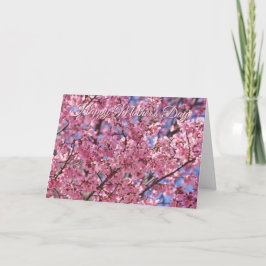 Sakura Roze Kersenbloesem Moederdag Kaart