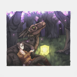 Sakura Season Fleece Deken