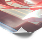 Sakura & Secrets | Schattige Kitsune Vos Scholiere Perfect Poster (Hoek)