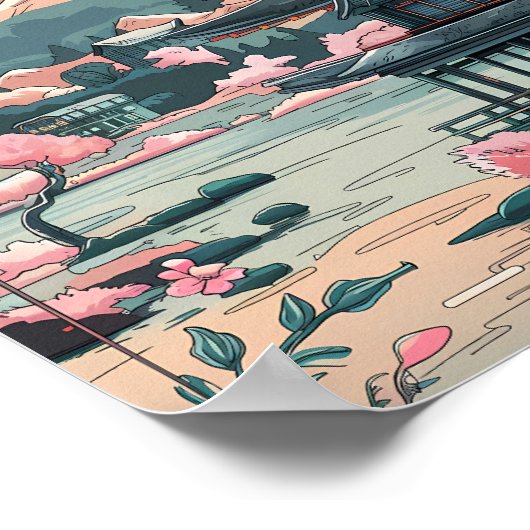 Sakura Sereniteit Poster (Hoek)