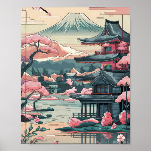 Sakura Sereniteit Poster