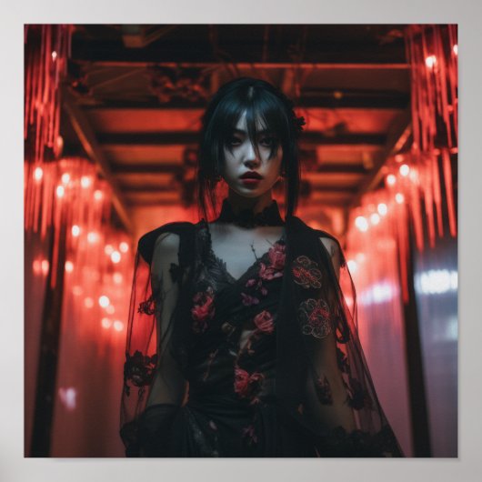 Sakura Serenity: boeiende Japanse schoonheid Poster (Voorkant)