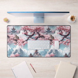 Sakura Serenity Temple Desk Mat