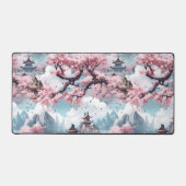 Sakura Serenity Temple Desk Mat (Voorkant)