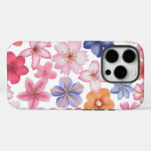 Sakura Serenity: Waterverf kersenbloesems Case-Mate iPhone Case (Achterkant (horizontaal))
